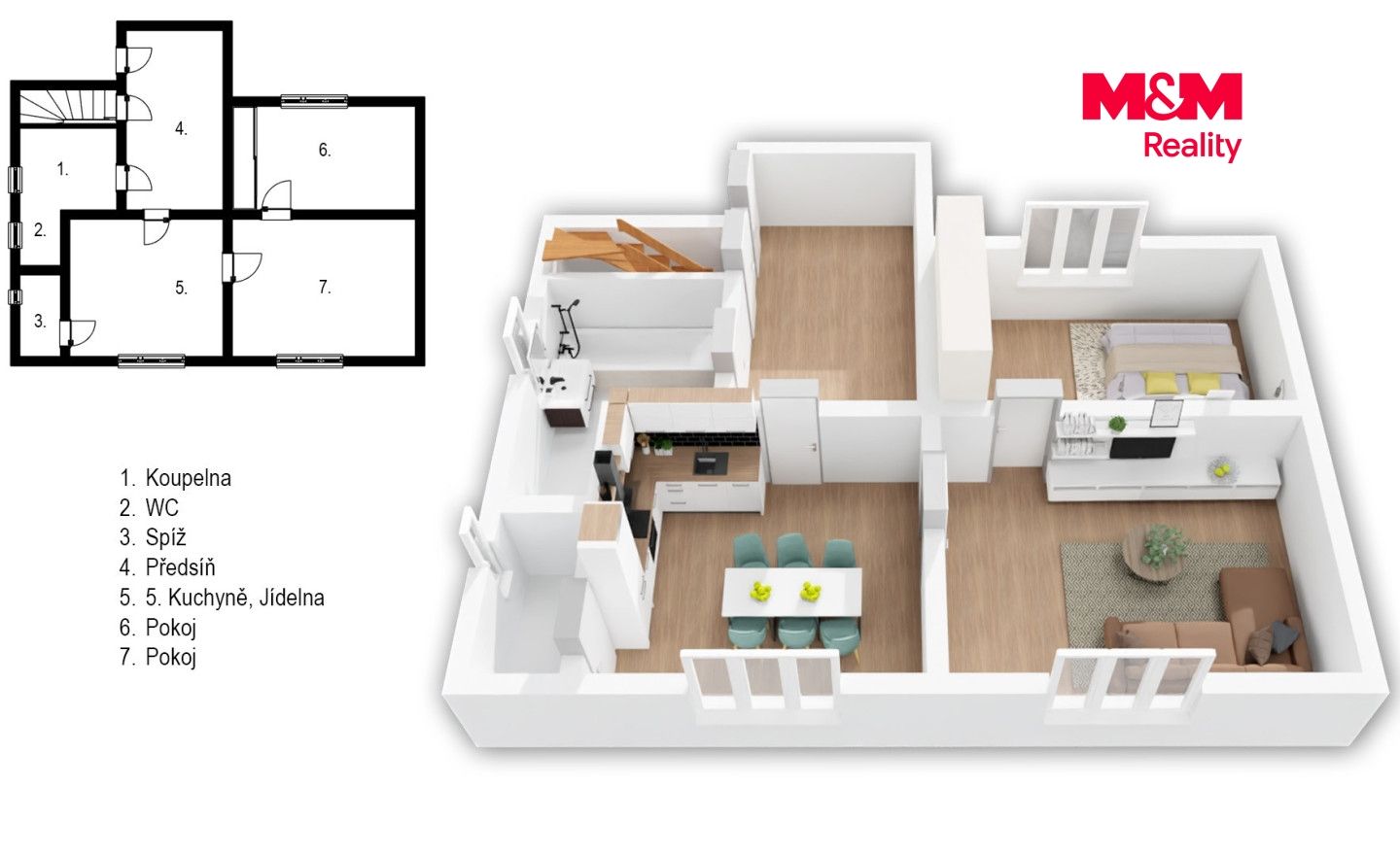 Prodej, Rodinný dům, 74 m², Libáň, Tyršova, Libáň – náhled fotky 18