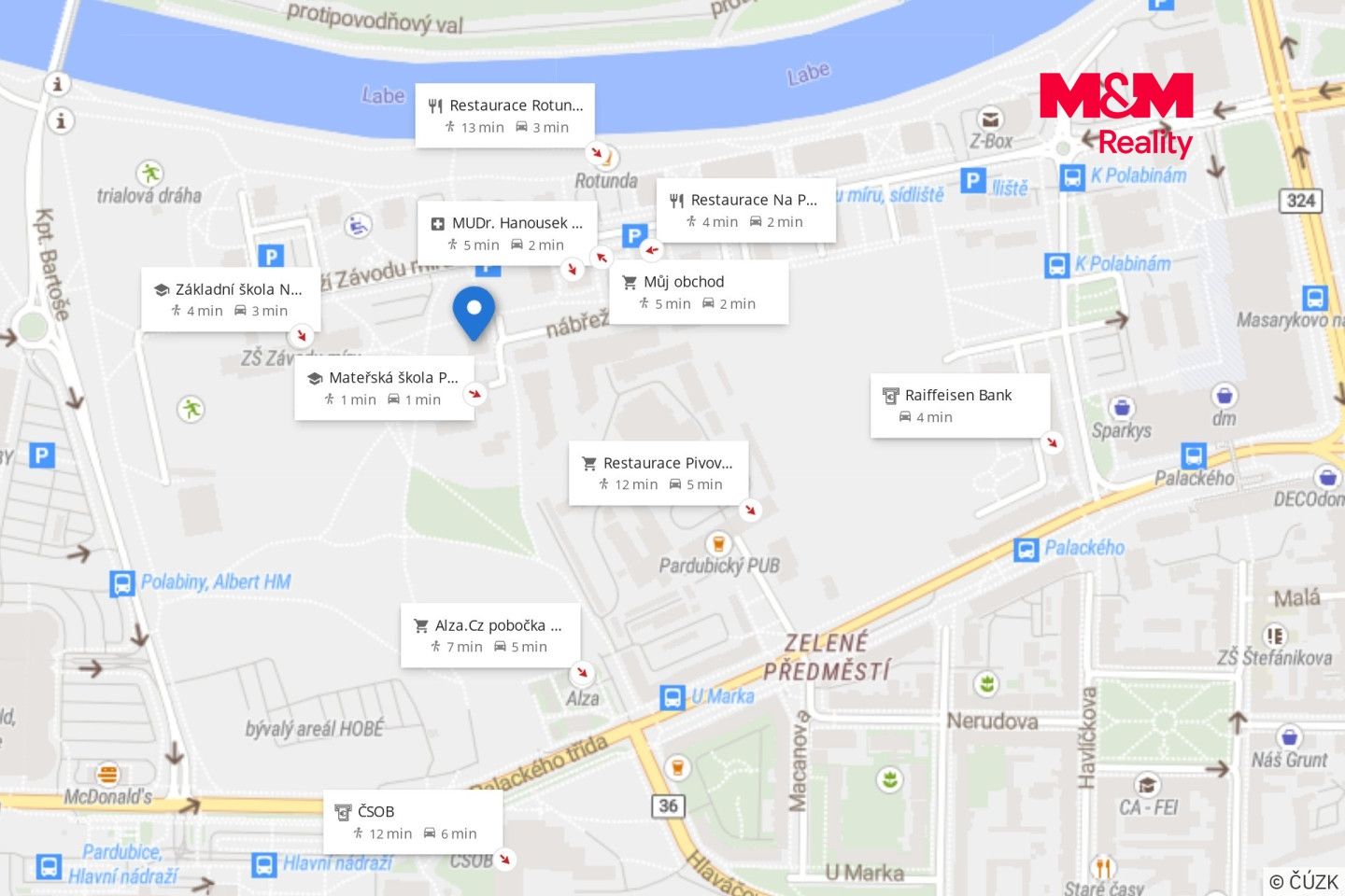 Prodej, Byt 2+1, 53 m², Pardubice, nábřeží Závodu míru, Pardubice – náhled fotky 18