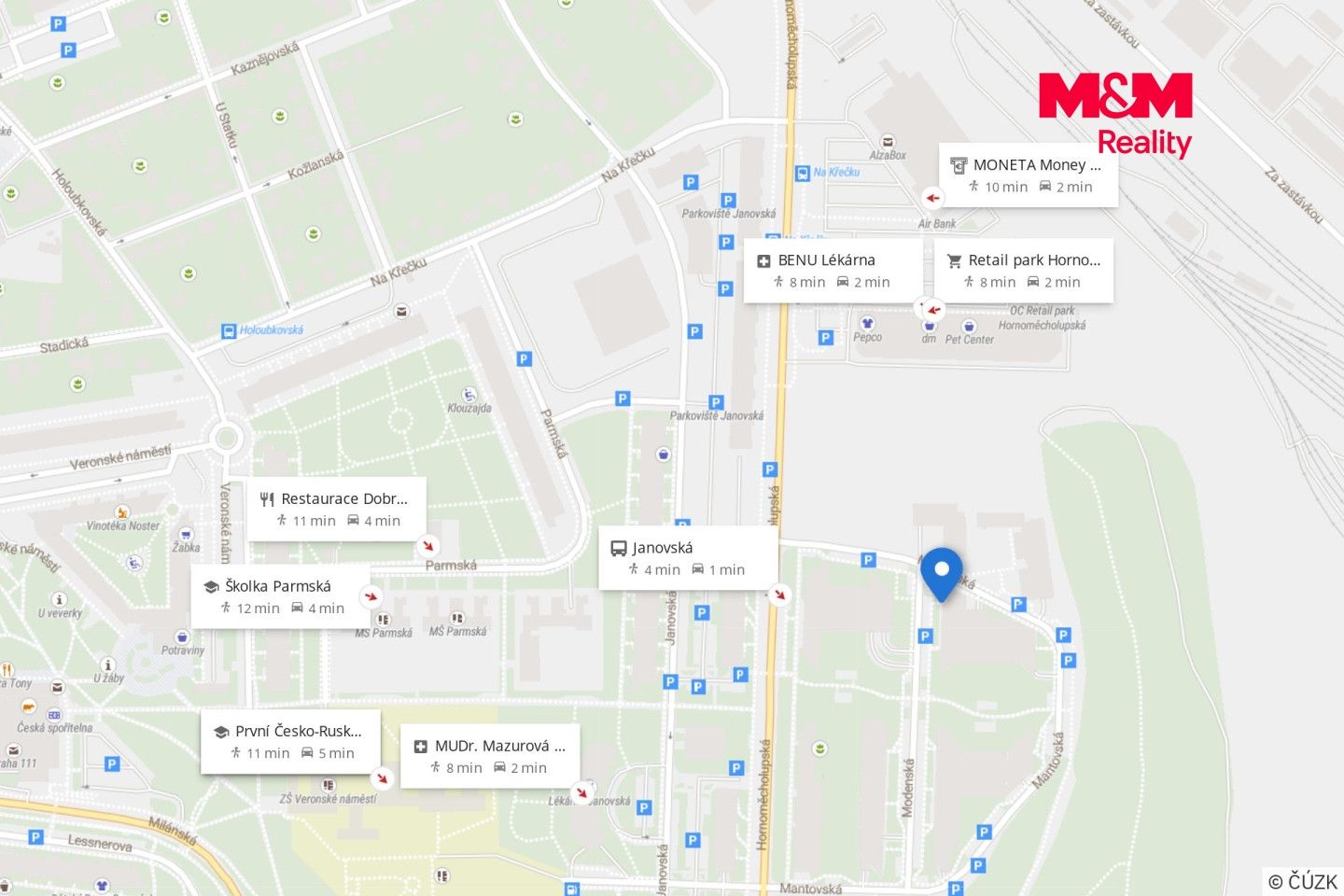 Prodej, Byt 1+kk, 36 m², Praha, Modenská, Praha – náhled fotky 14