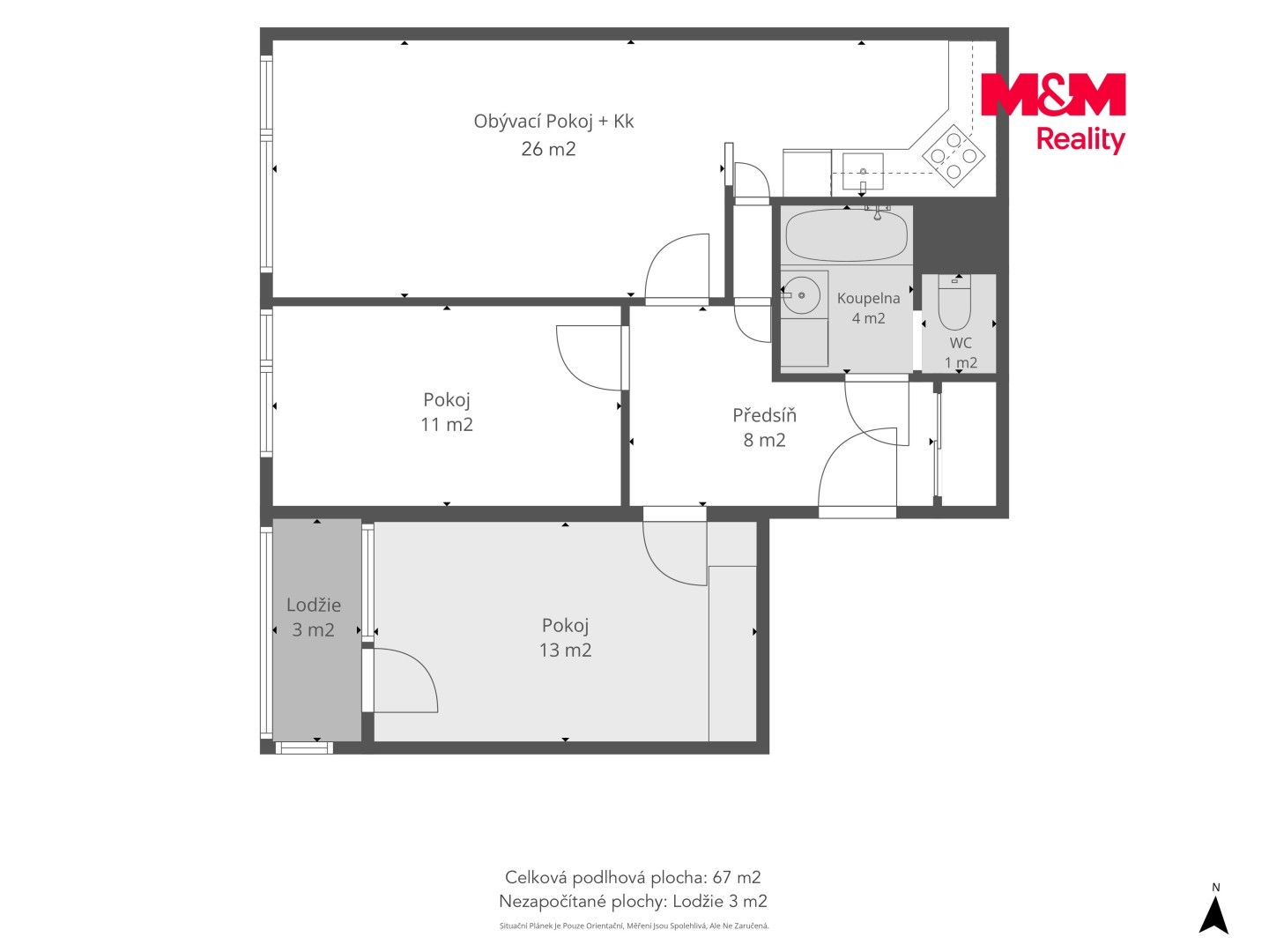 Prodej, Byt 3+kk, 66 m², Praha, Kocianova, Praha – náhled fotky 20