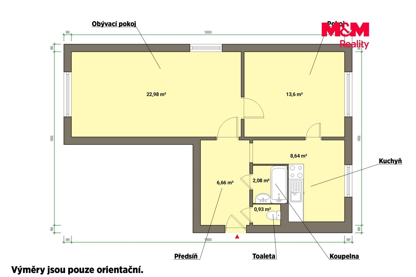 Prodej, Byt 2+1, 55 m², Toužim, Toužim – náhled fotky 3