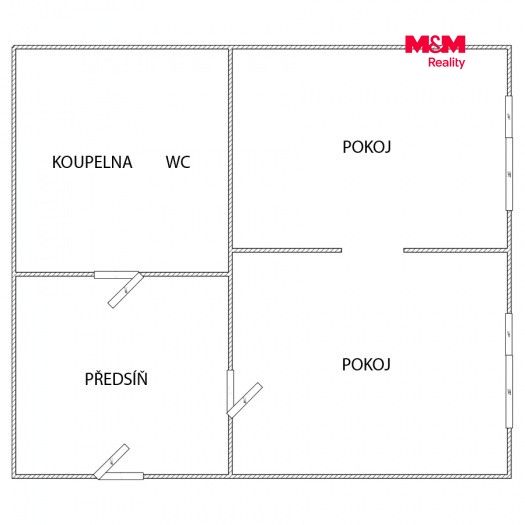 Pronájem, Byt 2+kk, 43 m², Neratovice, Jedová, Neratovice – náhled fotky 12
