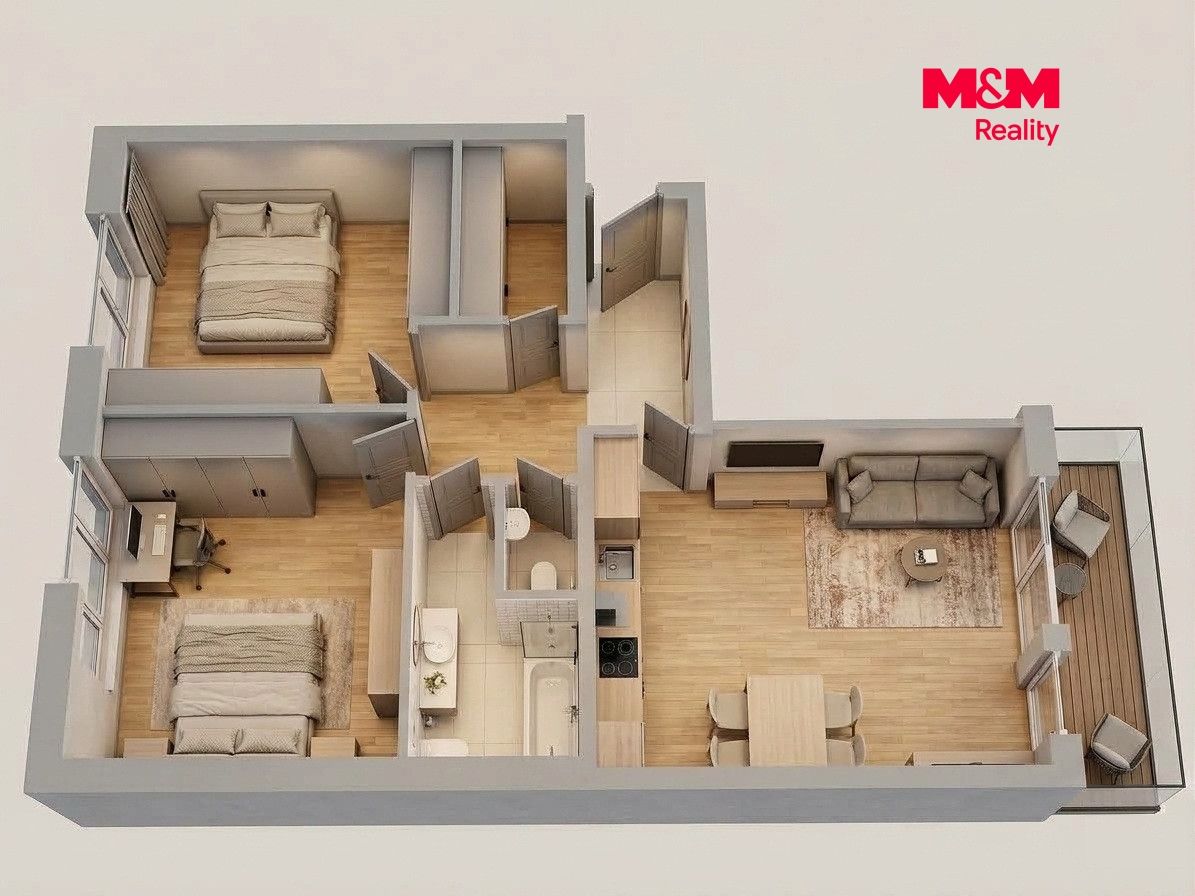 Prodej, Byt 3+kk, 76 m², Odolena Voda, K Cukrovaru, Odolena Voda – náhled fotky 23