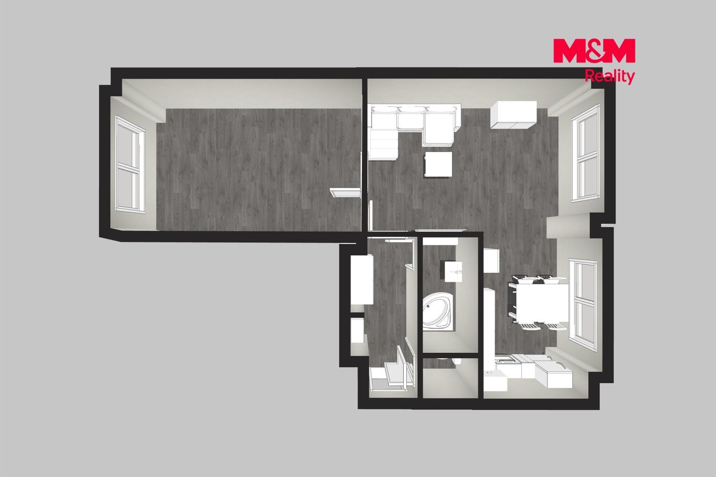 Prodej, Byt 2+kk, 52 m², Kralupy nad Vltavou, nám. Mládežníků, Kralupy nad Vltavou – náhled fotky 8