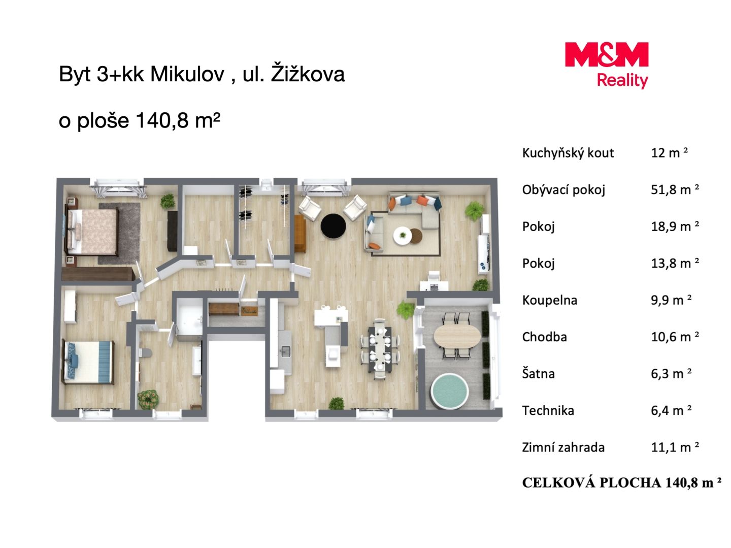 Prodej, Byt 3+kk, 140 m², Mikulov, Žižkova, Mikulov – náhled fotky 24
