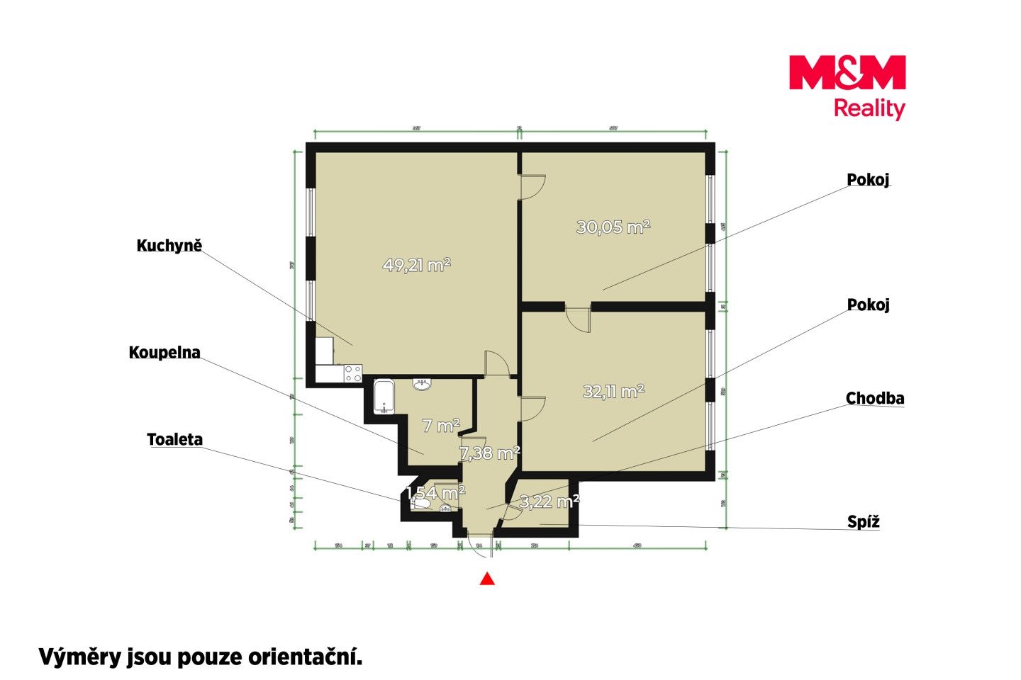Pronájem, Byt 3+kk, 123 m², Plzeň, Goethova, Plzeň – náhled fotky 2