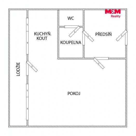 Prodej, Byt 1+kk, 36 m², Pardubice, Lidická, Pardubice – náhled fotky 8