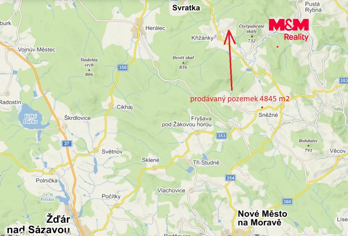 Prodej, Pole, Křižánky