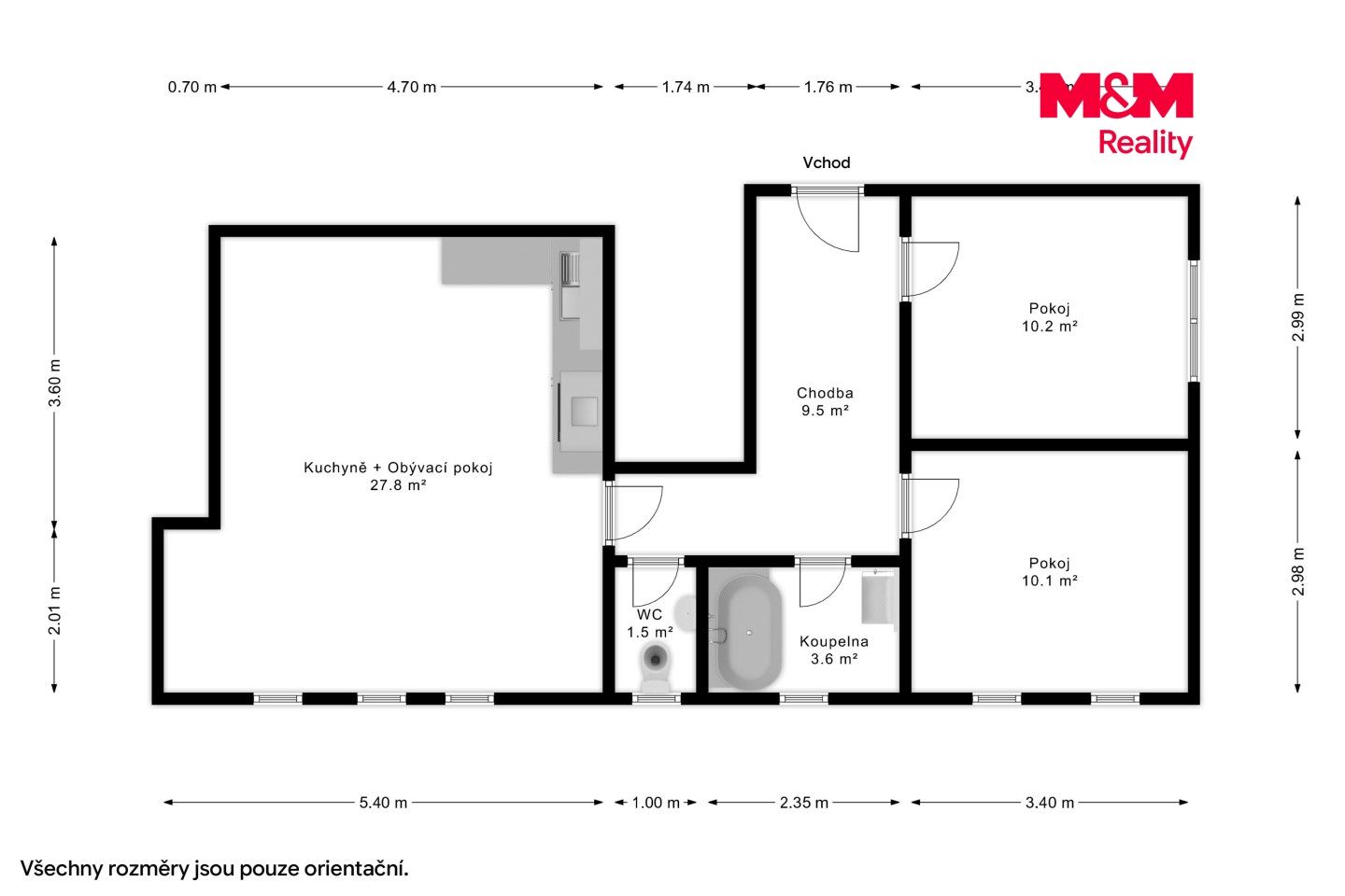 Pronájem, Byt 3+kk, 63 m², Klatovy, Klatovy – náhled fotky 13