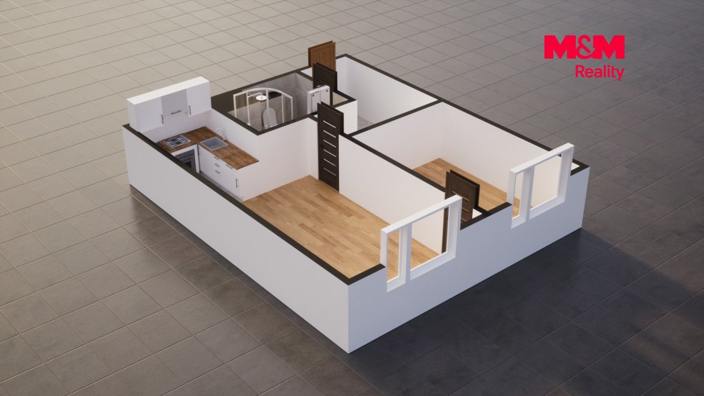 Prodej, Byt 2+kk, 39 m², Teplice, Pražská, Teplice – náhled fotky 16