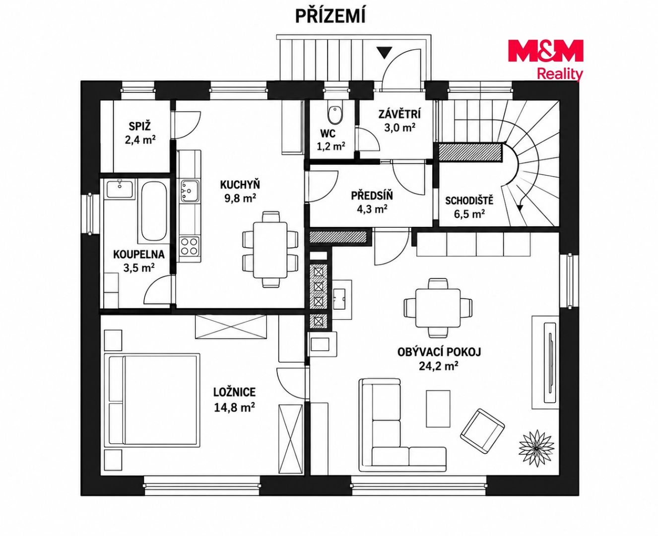 Prodej, Rodinný dům, 56 m², Šenov, Na Farském, Šenov – náhled fotky 22
