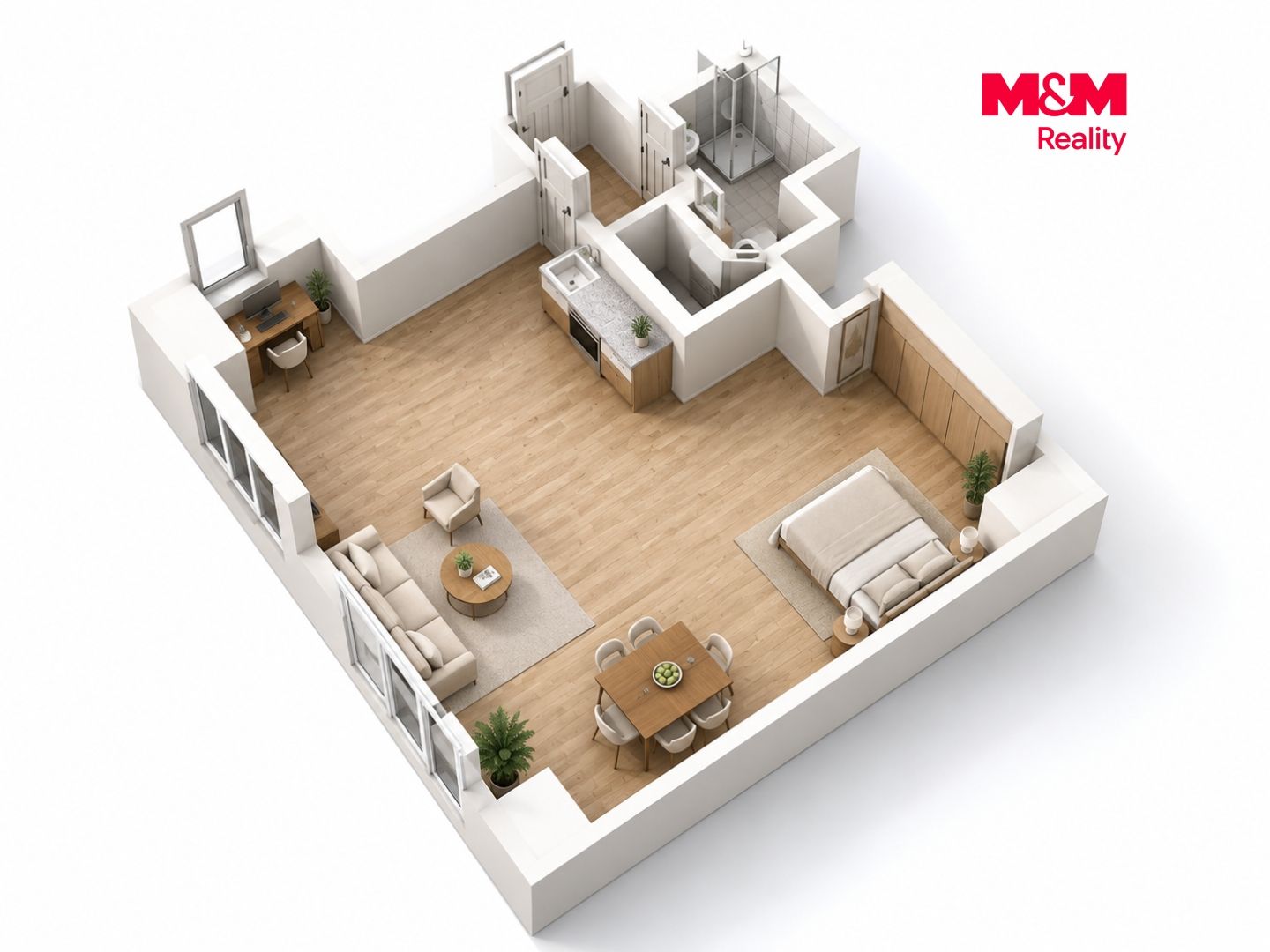 Prodej, Byt 1+kk, 46 m², Praha, Dlouhá, Praha – náhled fotky 12