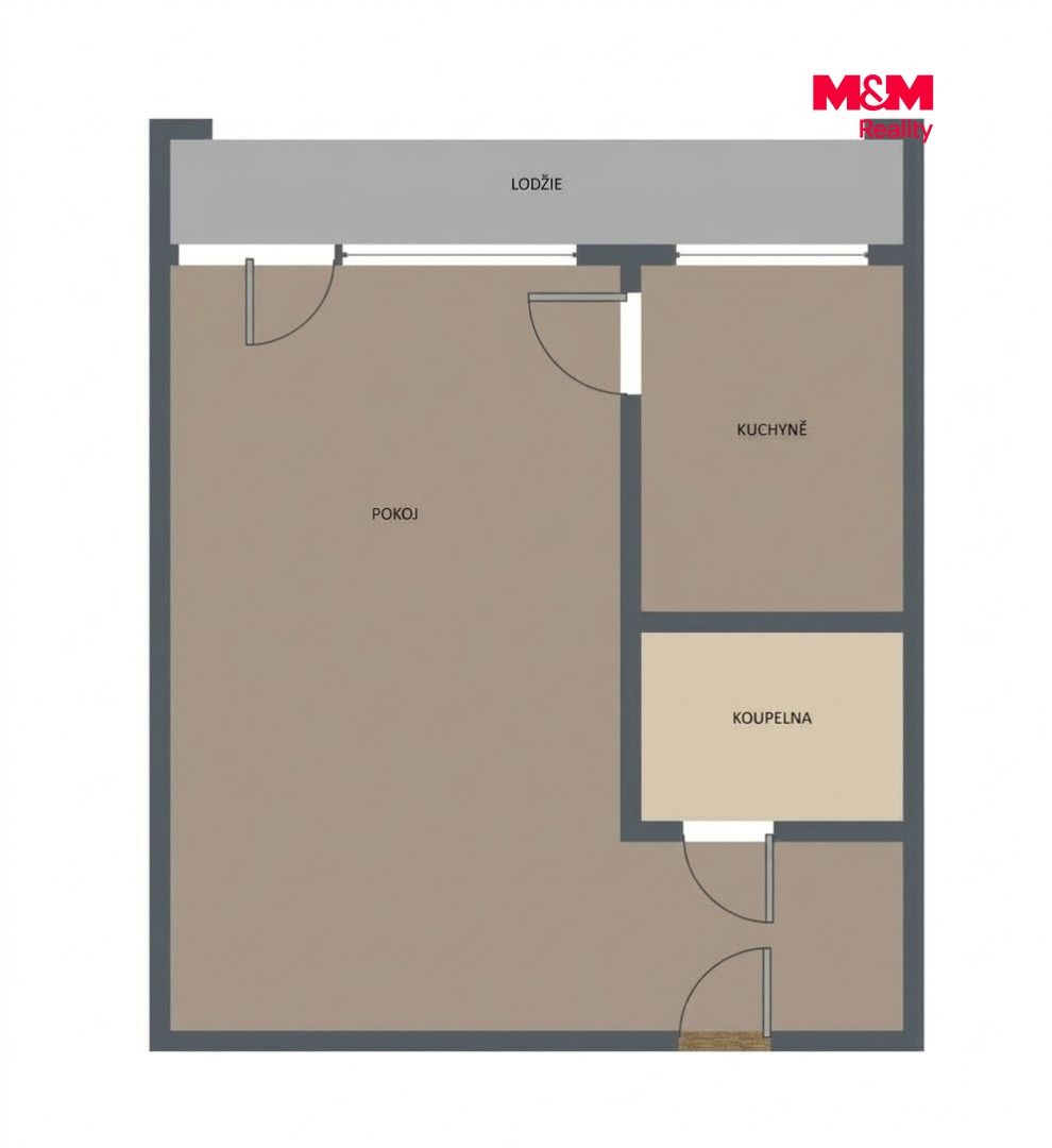 Pronájem, Byt 1+1, 33 m², Most, Rozmarýnová, Most – náhled fotky 11