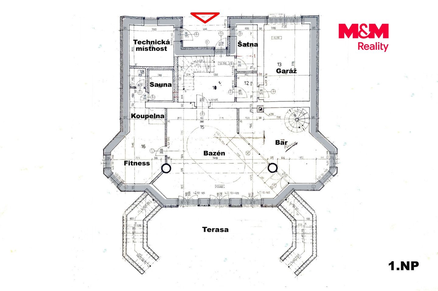 Pronájem, Rodinný dům, 395 m², Říčany, Mozartova, Říčany – náhled fotky 24