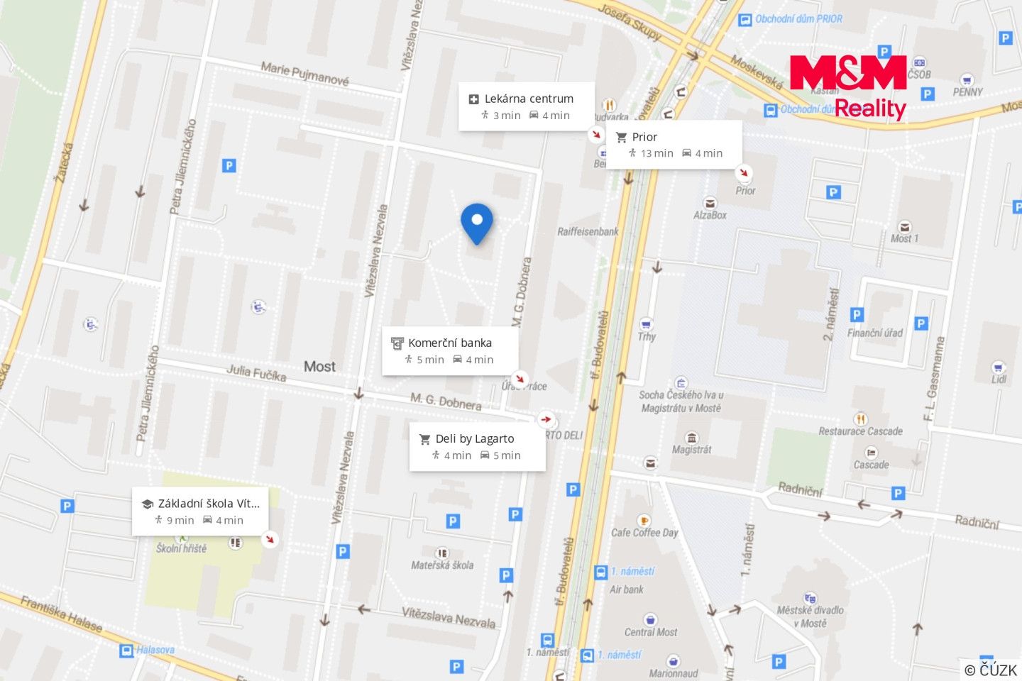 Pronájem, Byt 2+1, 63 m², Most, M. G. Dobnera, Most – náhled fotky 13