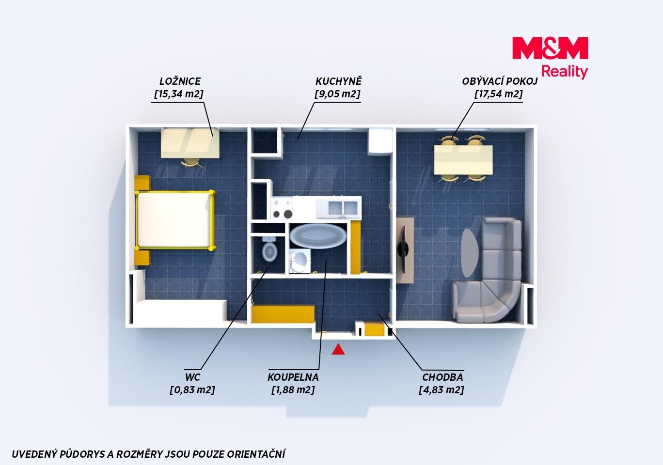 Prodej, Byt 2+1, 49 m², Rokycany, Raisova, Rokycany – náhled fotky 4