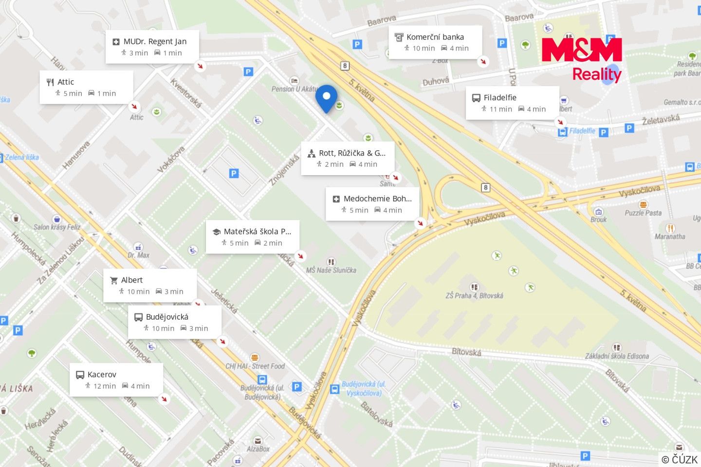 Prodej, Byt 1+kk, 29 m², Praha, Hanusova, Praha – náhled fotky 8