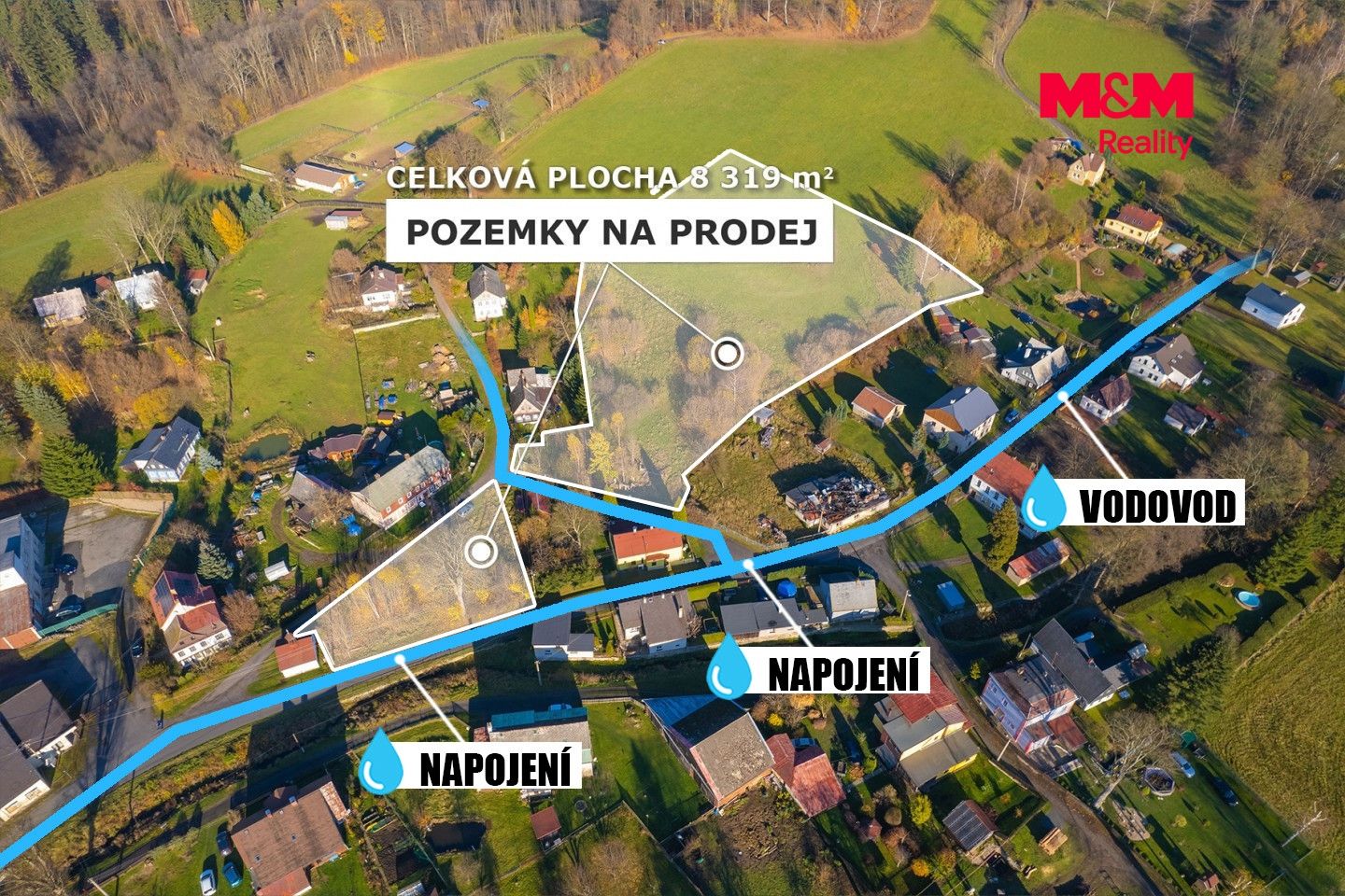 Prodej, Pozemek k bydlení, Chřibská