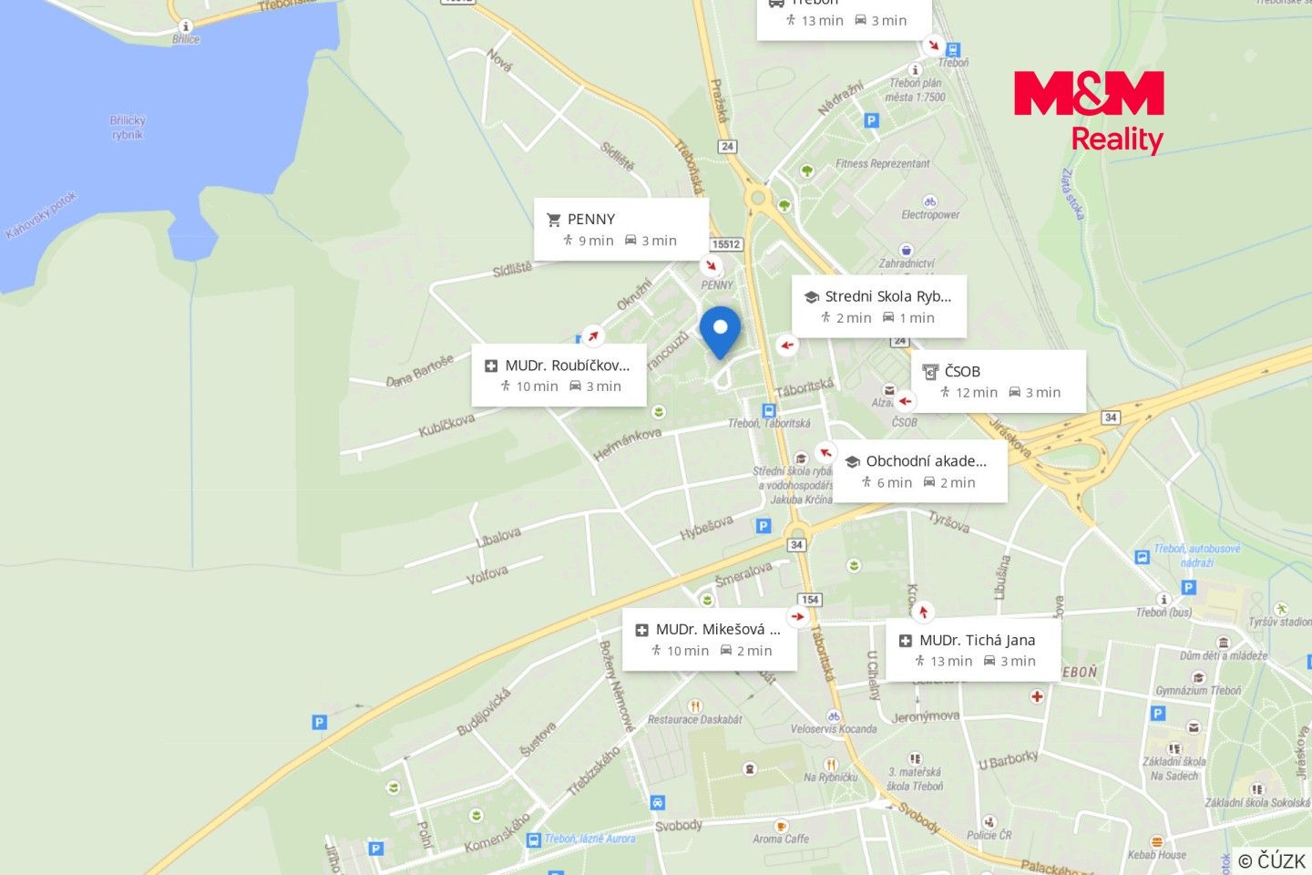 Prodej, Byt 1+kk, 30 m², Třeboň, Táboritská, Třeboň – náhled fotky 11