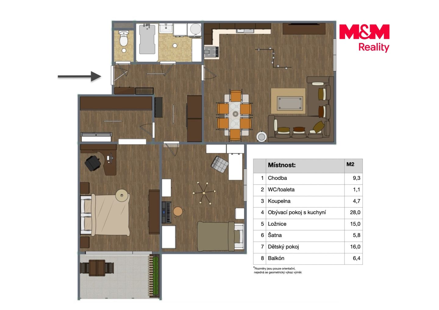 Prodej, Byt 3+kk, 86 m², Holubice, Lipová, Holubice – náhled fotky 10
