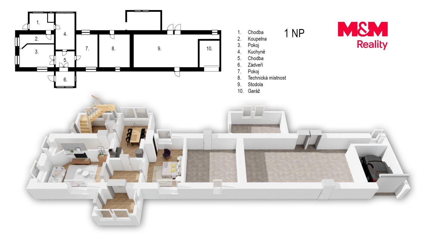 Prodej, Rodinný dům, 182 m², Skryje, Skryje – náhled fotky 29