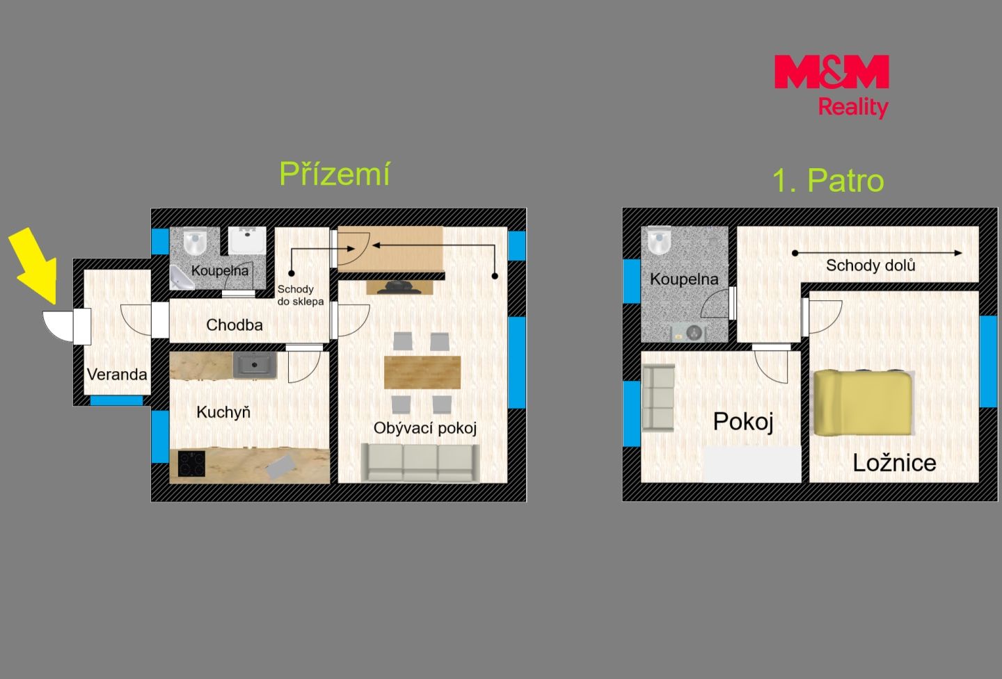Prodej, Rodinný dům, 66 m², Zruč nad Sázavou, Polní, Zruč nad Sázavou – náhled fotky 17