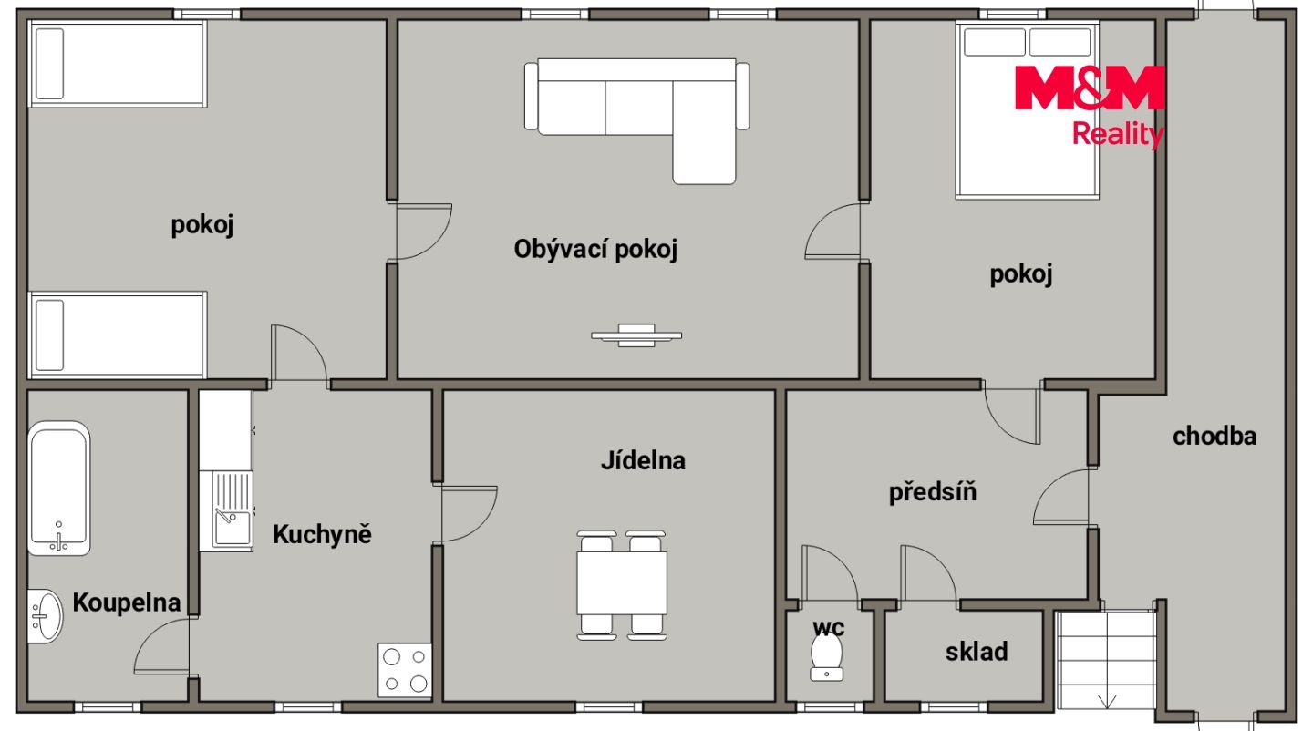 Prodej, Rodinný dům, 153 m², Jindřichův Hradec, Václavská, Jindřichův Hradec – náhled fotky 9