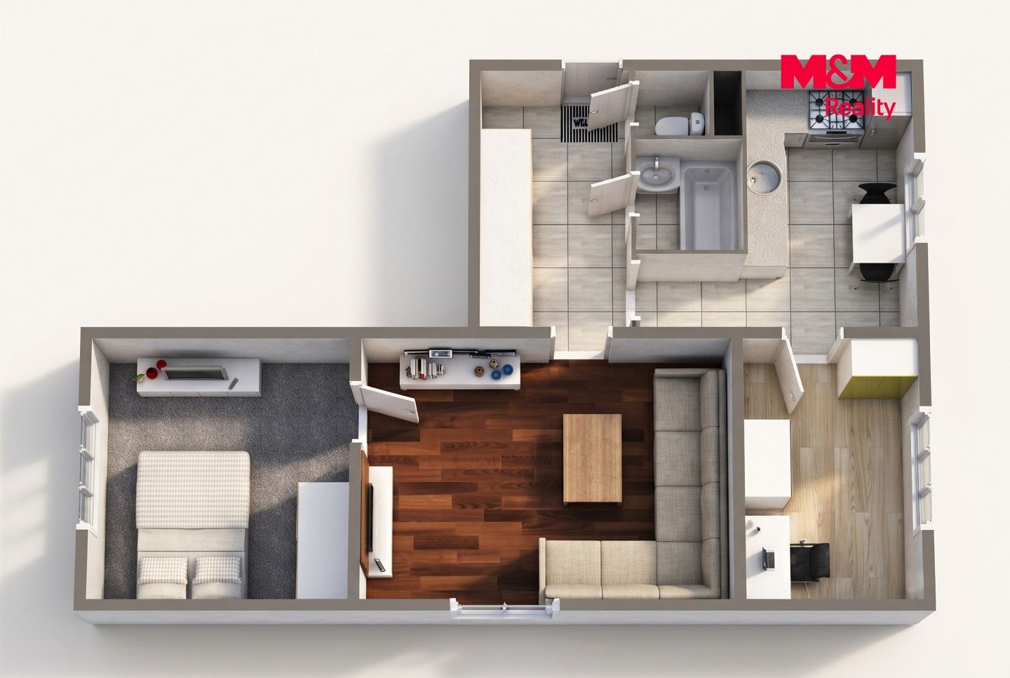 Prodej, Byt 3+1, 55 m², Habartov, Karla Čapka, Habartov – náhled fotky 6