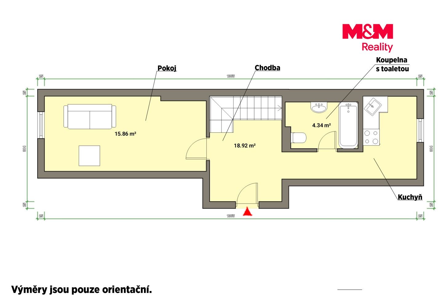 Pronájem, Byt 2+1, 55 m², Mariánské Lázně, Anglická, Mariánské Lázně – náhled fotky 4