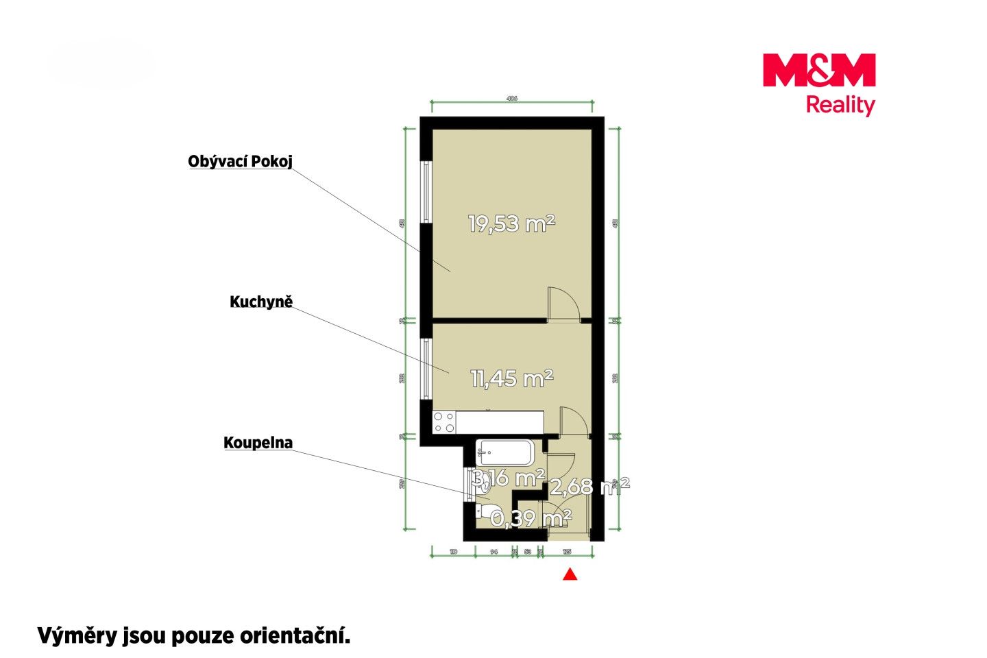 Pronájem, Byt 1+1, 37 m², Plzeň, Sladkovského, Plzeň – náhled fotky 3